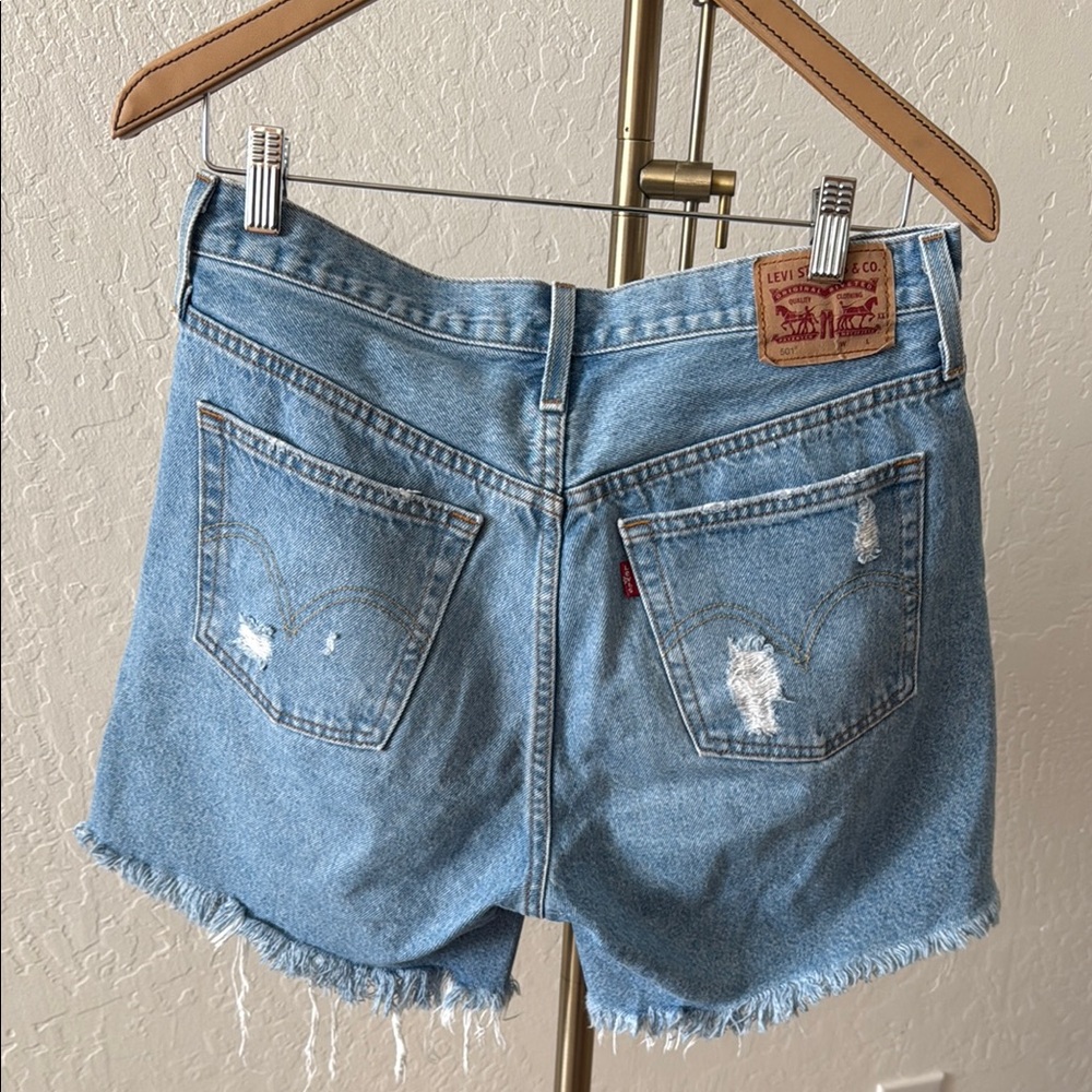 Levi's Women's Blue Denim Shorts